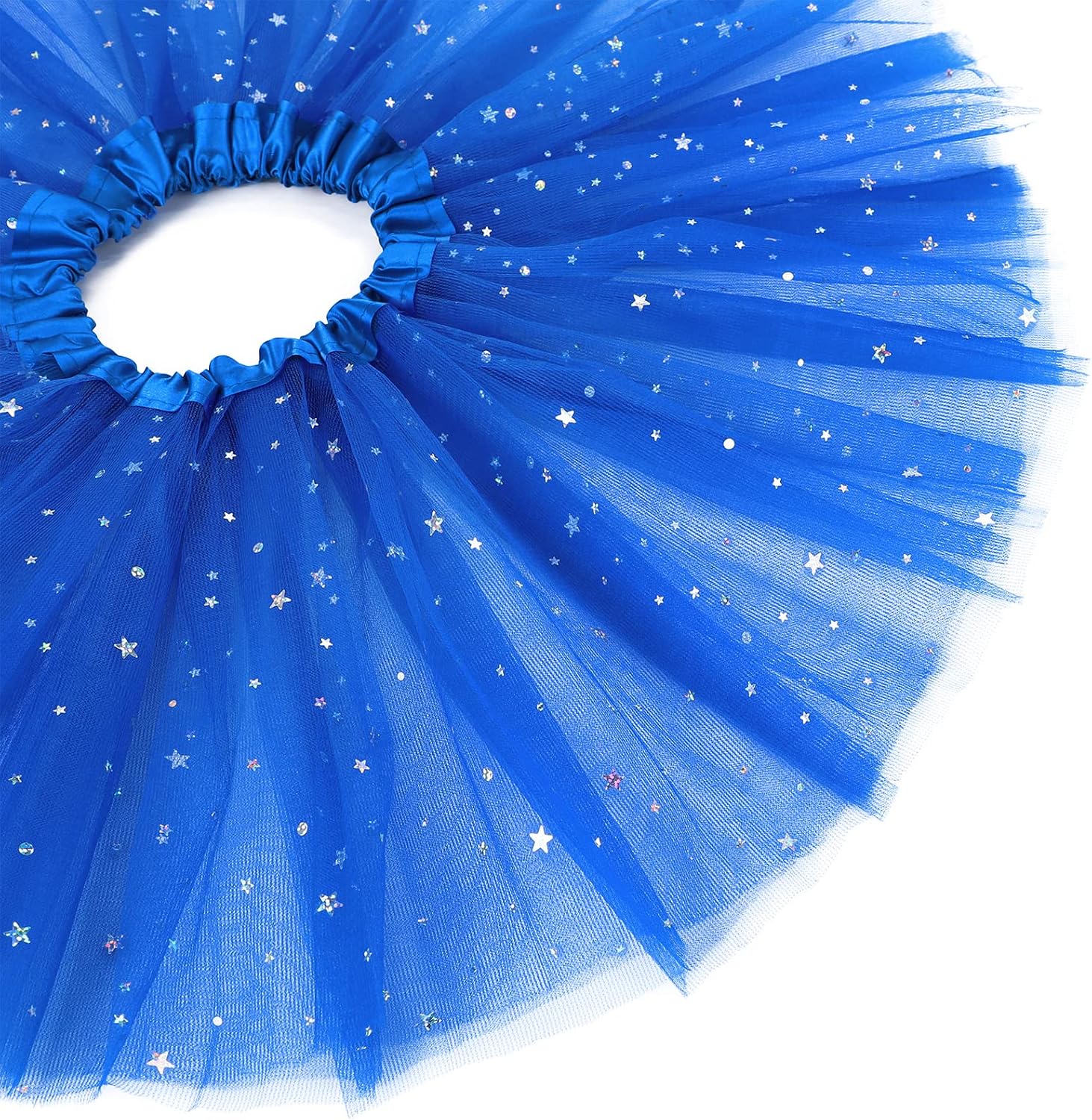 Century Star Sparkle Tutu for Toddler Girls Tulle Ballet Dance Skirt Princess Baby Kids Dress up Birthday Party 3 Layers 2-8T