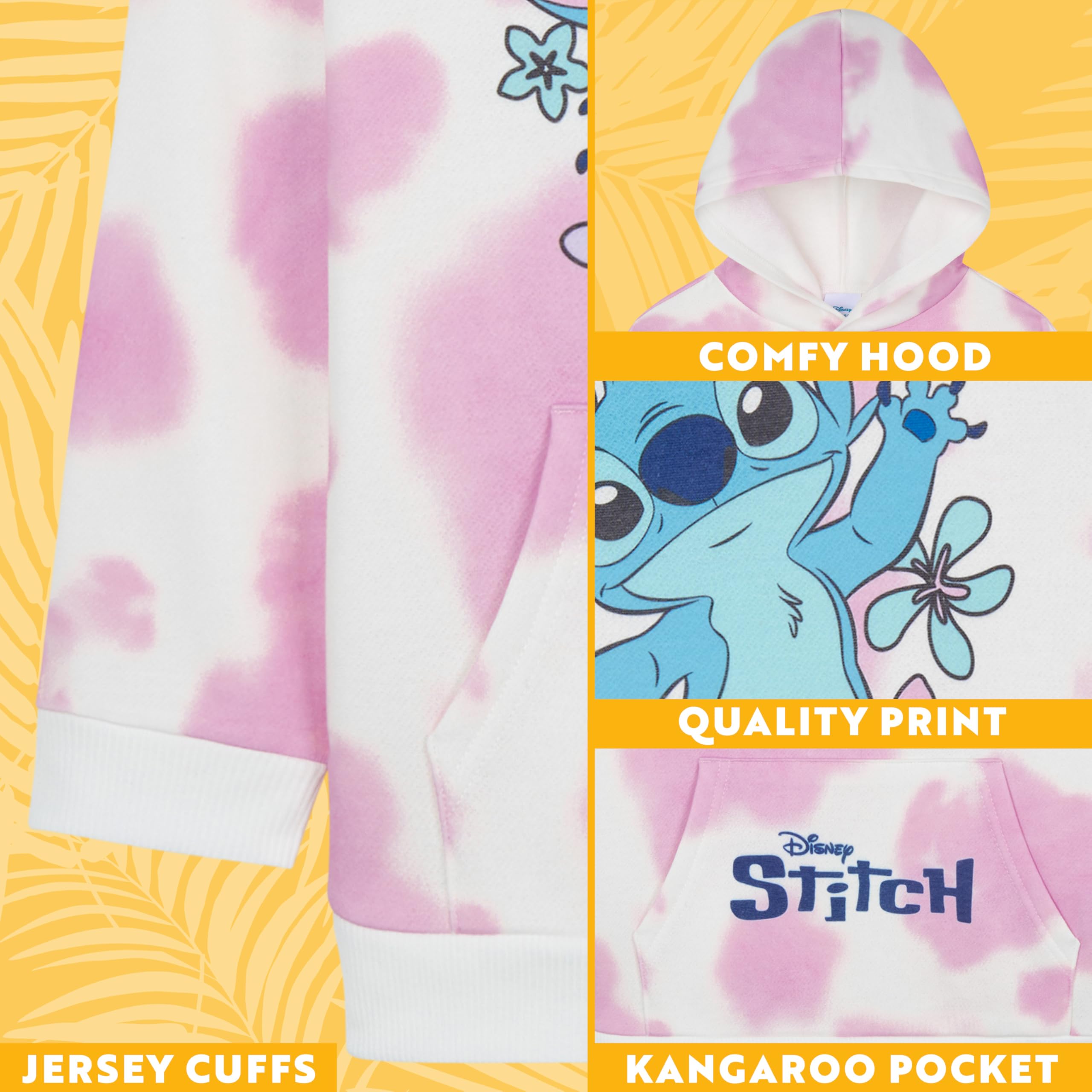 Disney Stitch Felpa con Cappuccio Bambina Adolescenti Felpa Bambino Accogliente Abbigliamento Bambina Regali Ragazza