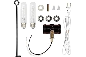 Large Ceramic Christmas Tree Bulb, Double 40W Light, Stability Bracket Included, Edison Base Socket