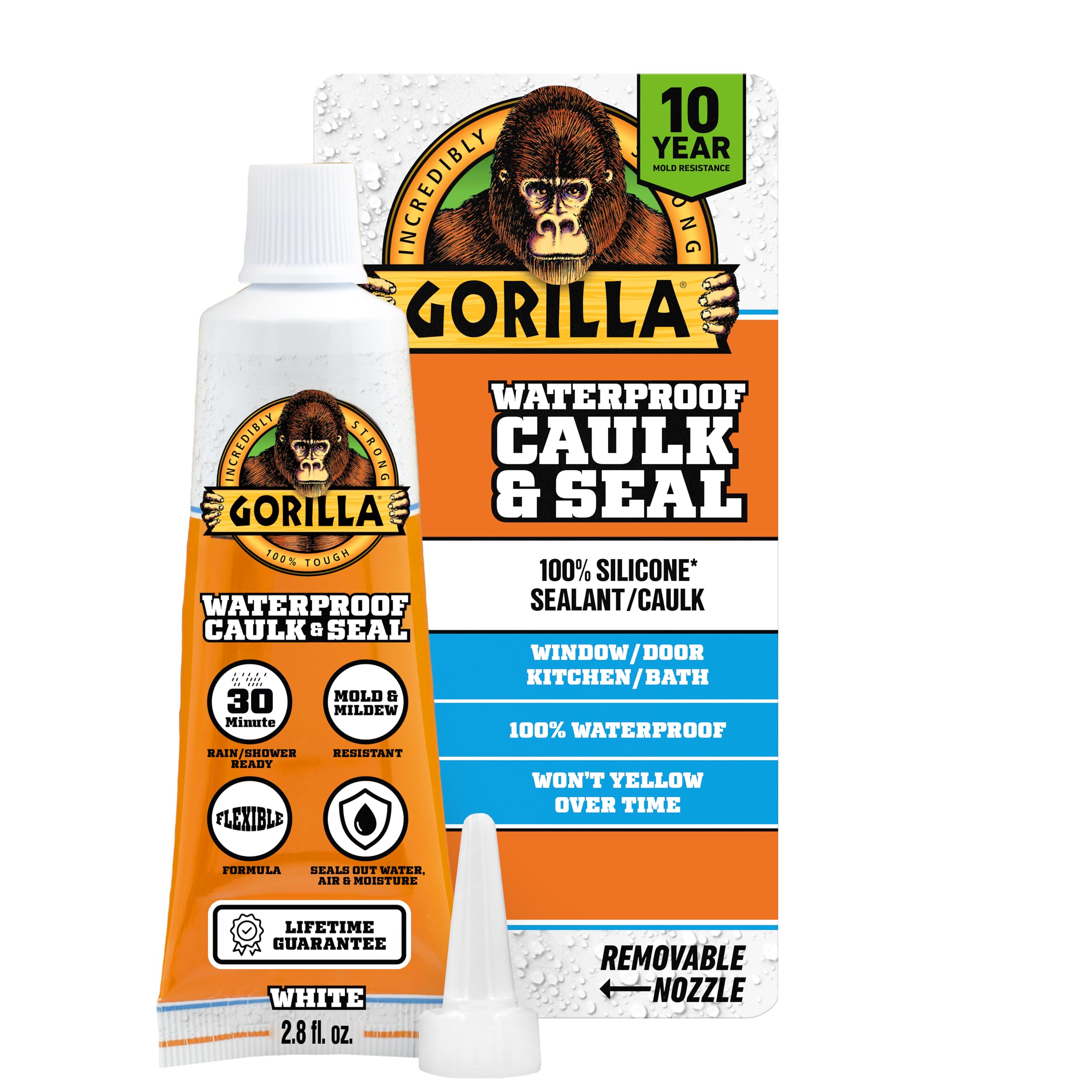 Gorilla 100% Silicone Caulk