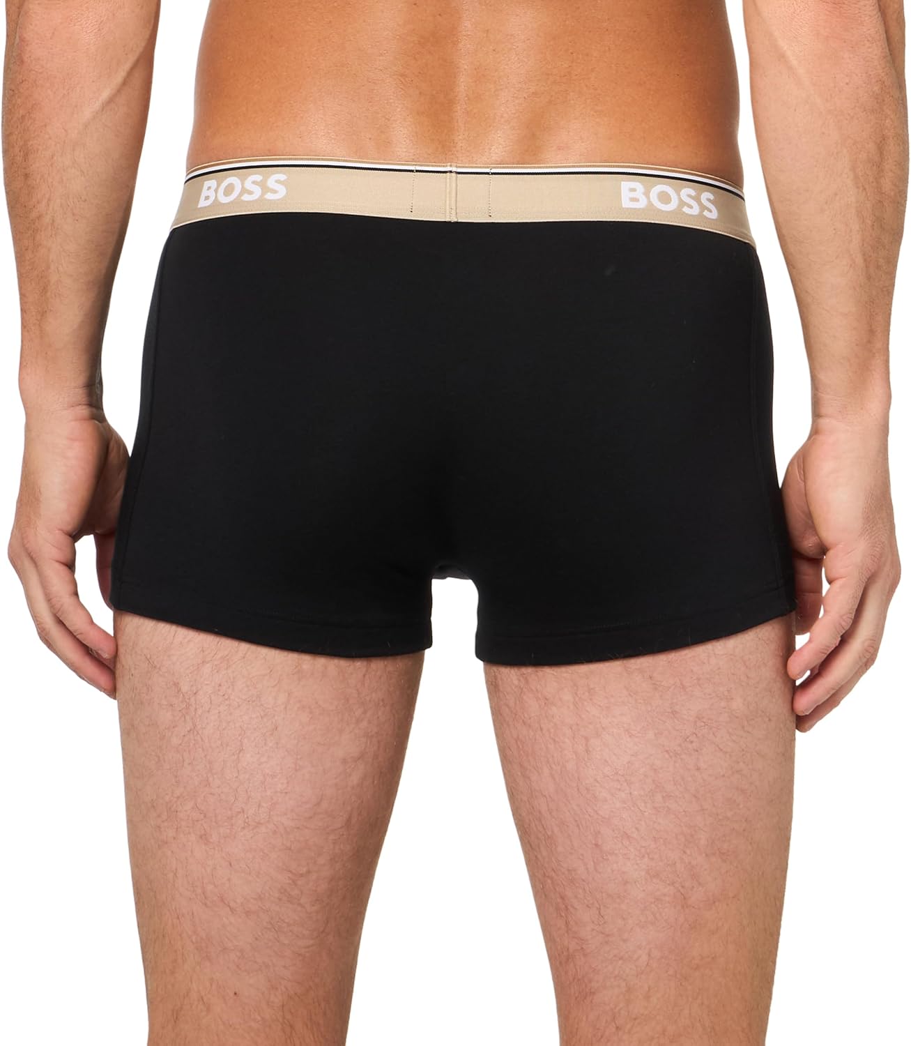 BOSS mens 3-pack Multi Color Bold Logo Trunks - Image 3