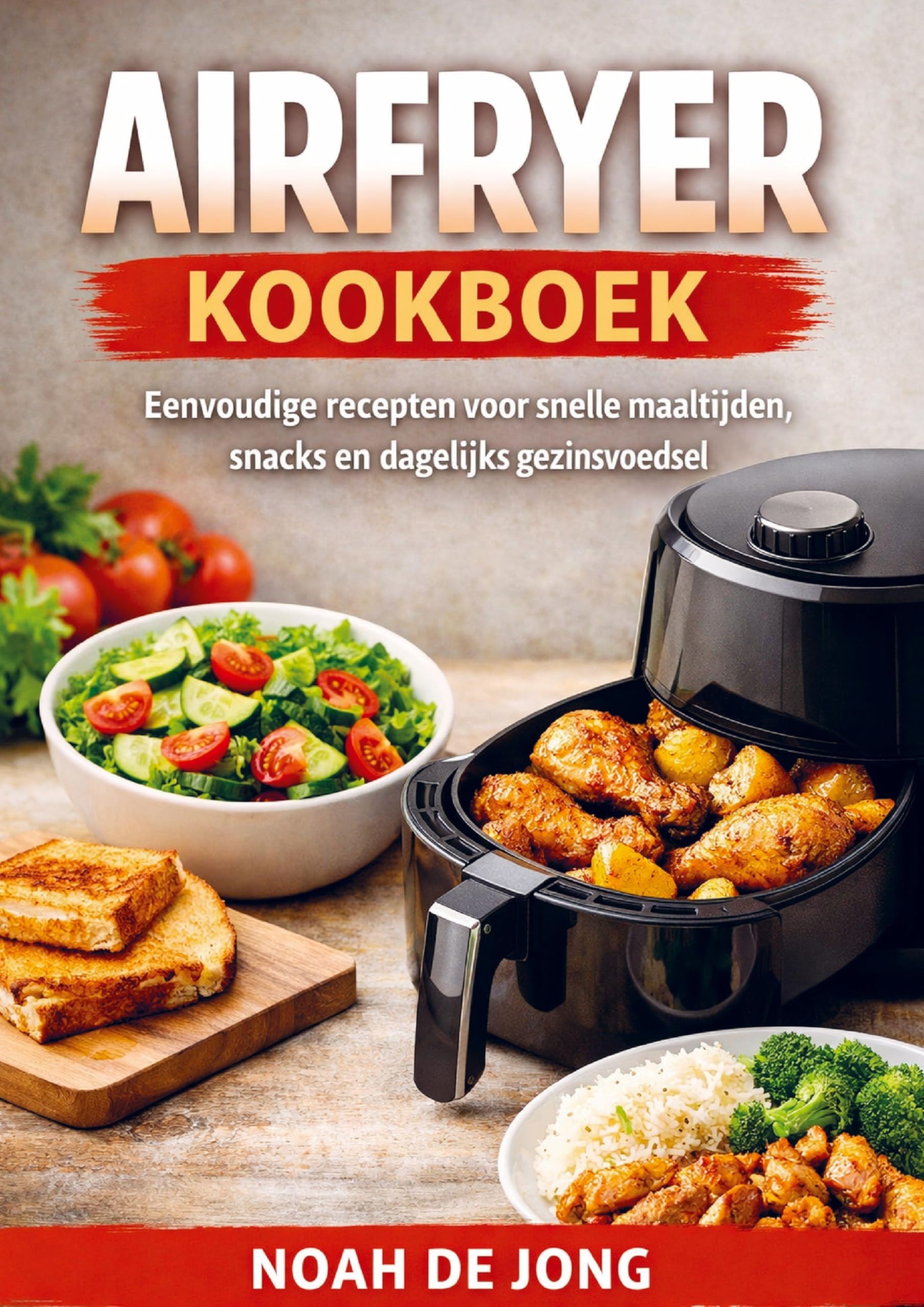 AIRFRYER KOOKBOEK: Eenvoudige recepten voor snelle maaltijden, snacks en dagelijks gezinsvoedsel