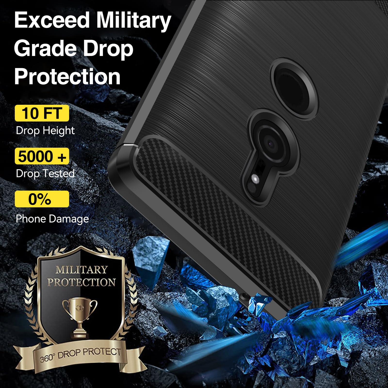 Silikon Hülle Für Sony Xperia XZ1 – Militärischer Schutz, Stoßfest, Dünn
