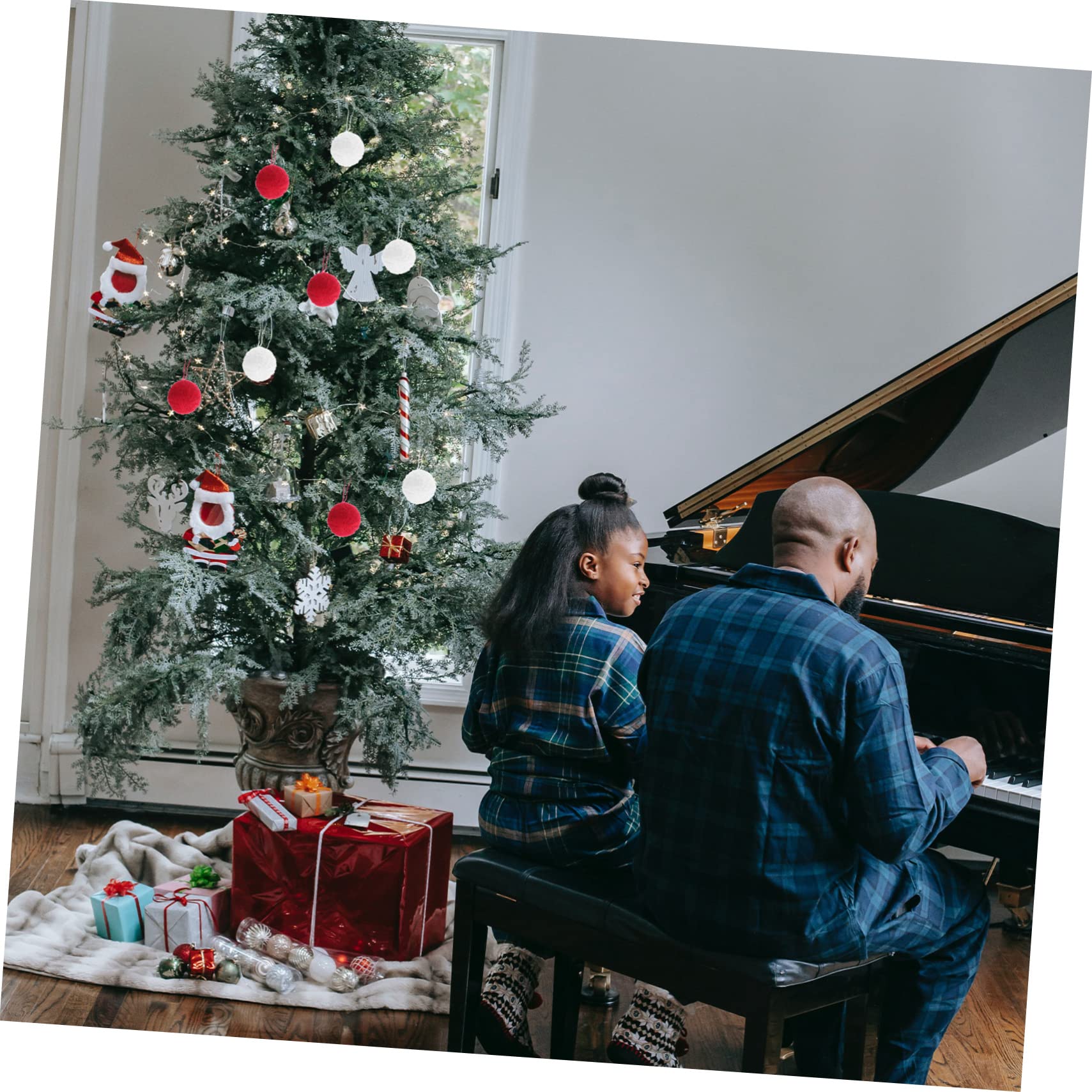 OUNONA 50stücke Teiliges Weihnachtsbaumkugeln Dekorative Weihnachtsornamente Für Festliche Feiern Und Partys Einzigartiger Christbaumschmuck