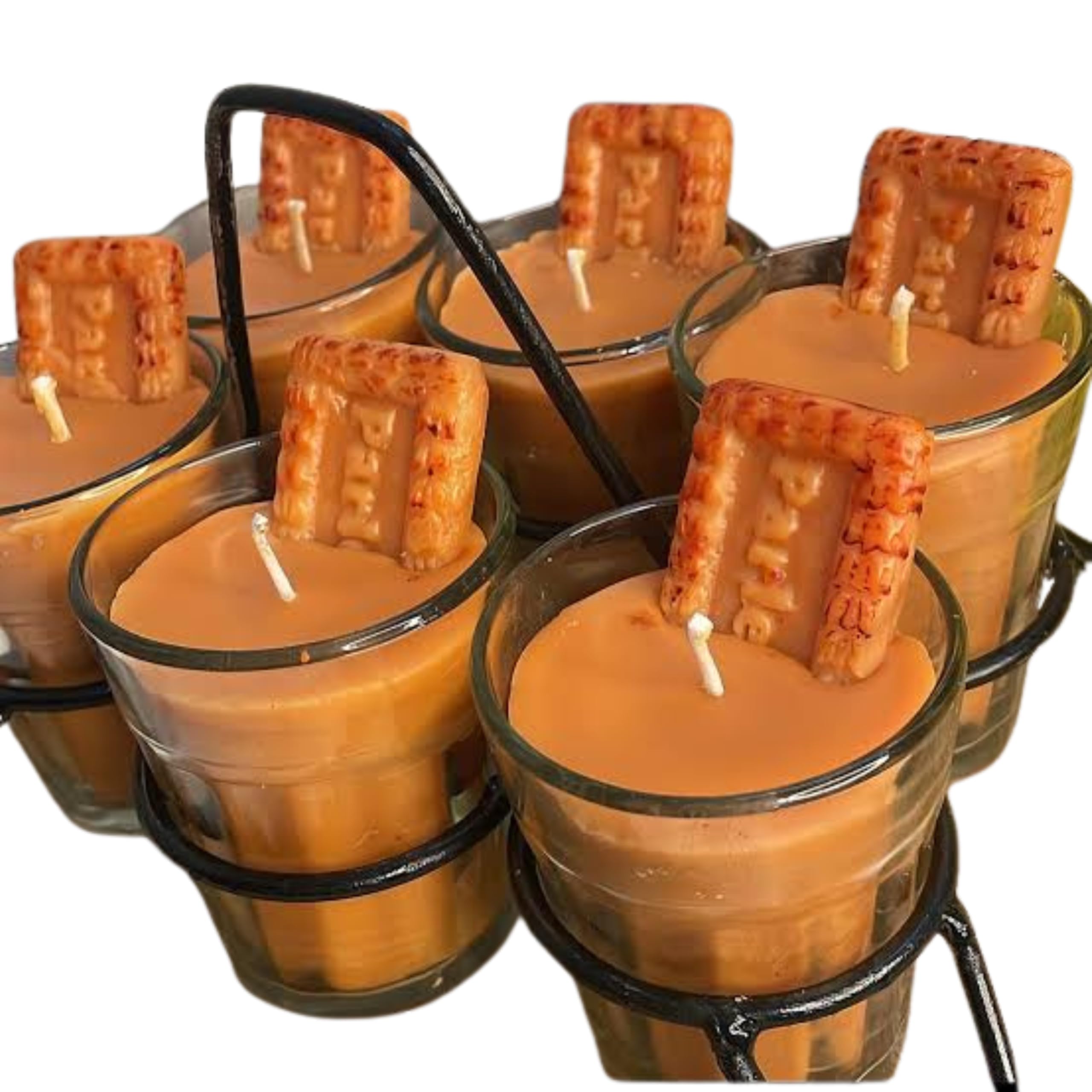 Elegant & Aromatic Candles by SKP DECOR – Premium Handmade Chai Biscuit Shaped Wax Candles for Home Décor, Relaxation & Gifting | Luxury Scented & Decorative Candles (Set of 2)-image-11