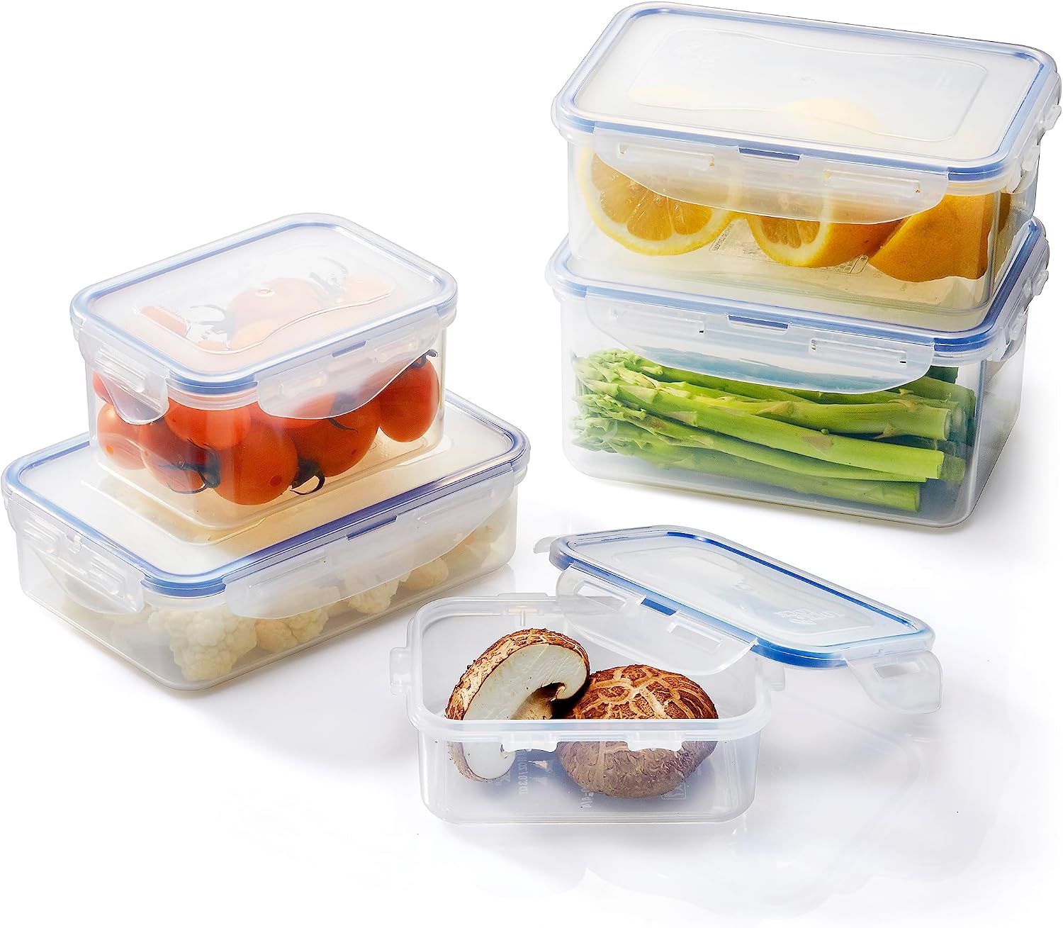 Lock&Lock 19-Fluid Ounce Rectangular Food Container, Short, 2.3-Cup