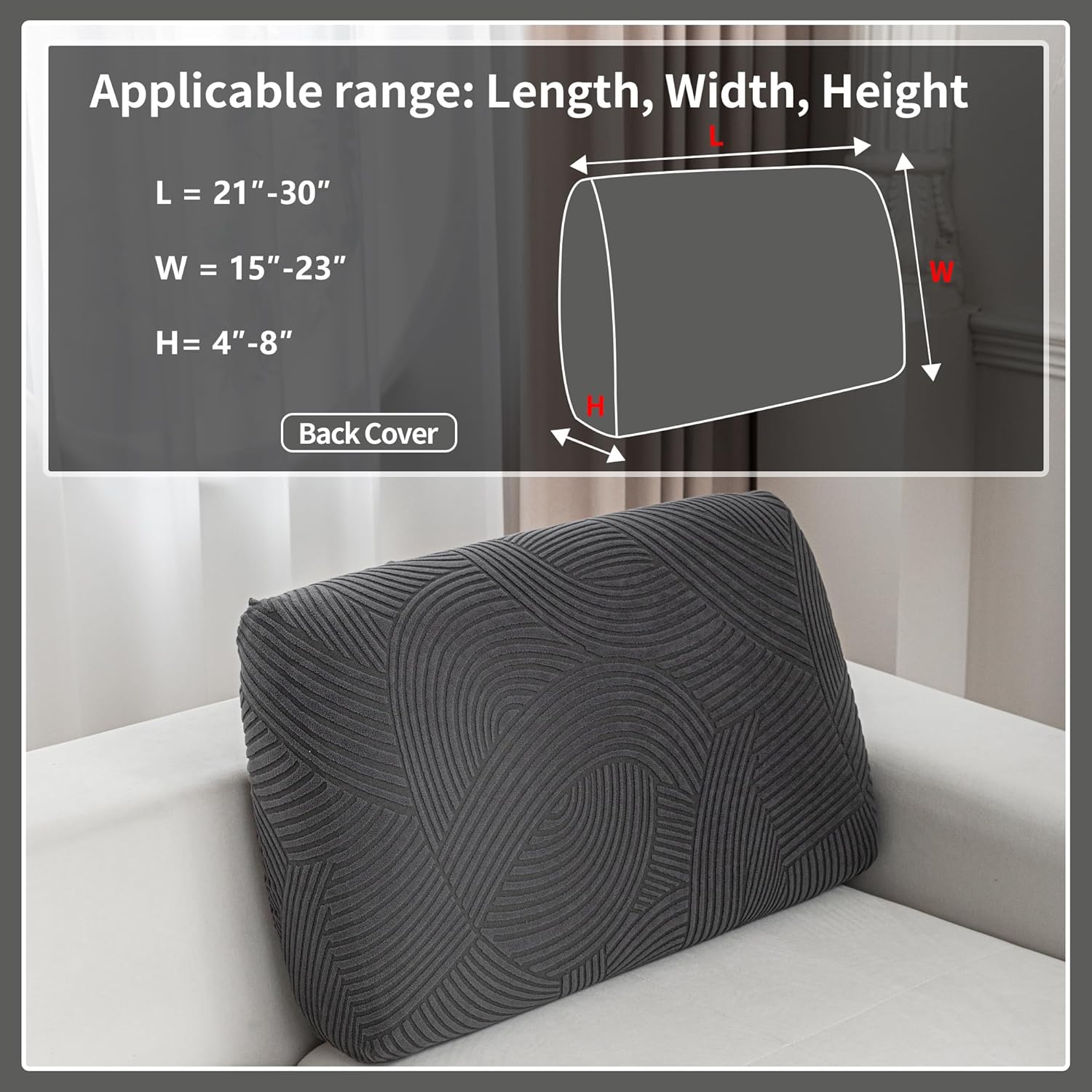 Sofa Covers Washable,Stretch Couch Cushion Covers L Shape