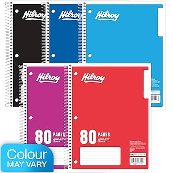 【廃盤】RED HOTS / 10 YEARS DIARY Hilroy 1 Subject Wide Ruled Notebooks, 10-1/2 X 8-Inch, 3