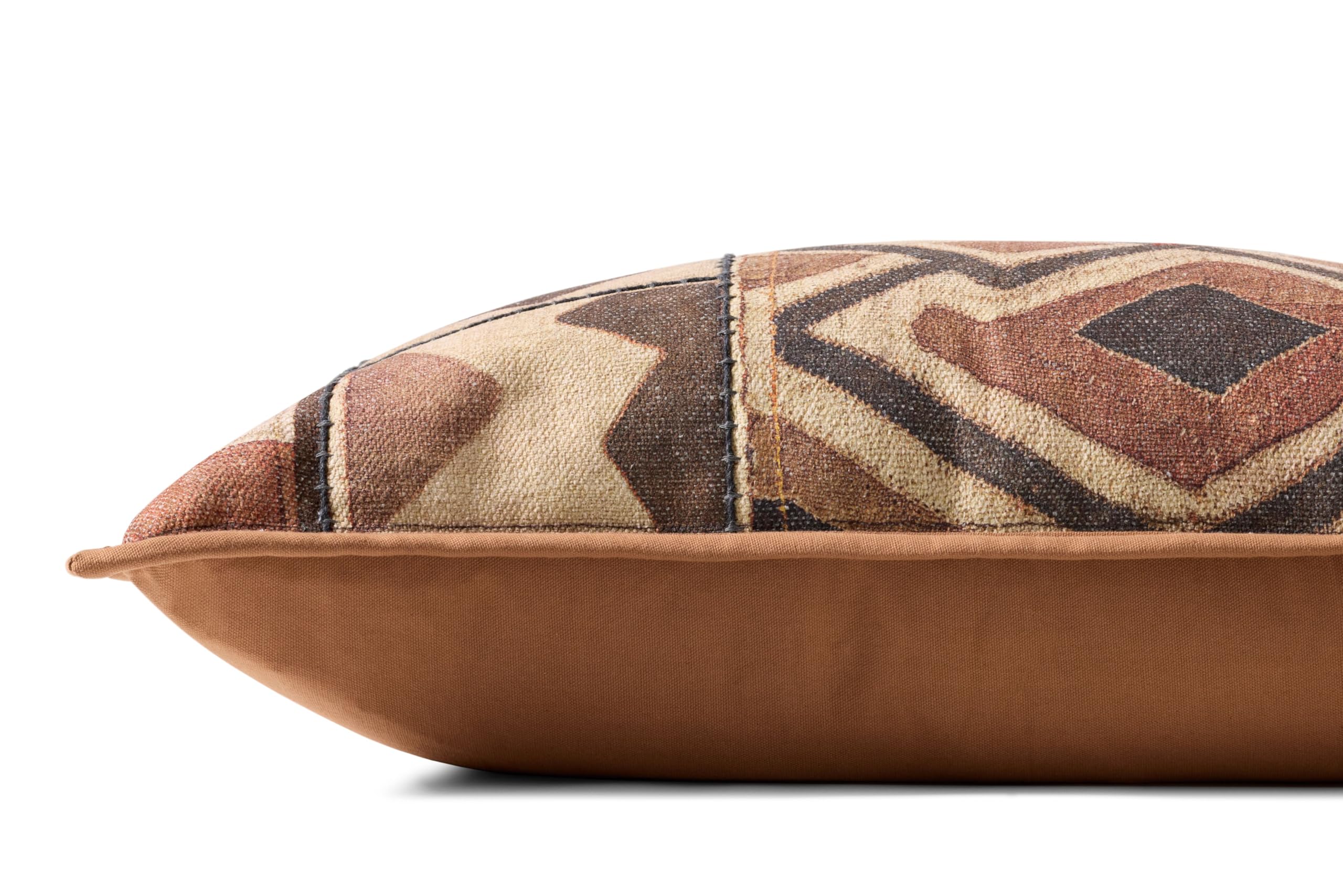 Loloi II Collection PLL0177 Multi 16'' x 26'' Cover w/Down Pillow