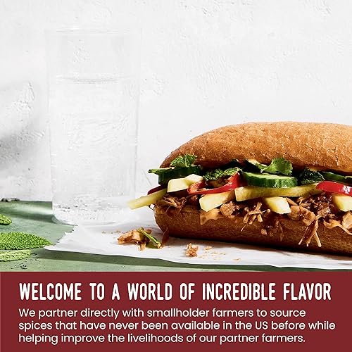 Miniatura 32 de Burlap & Barrel Cebolla tostada en polvo, sabor rico y sabroso, condimento de cebolla sabrosa para cocinar, como se ve en Shark Tank, tarro