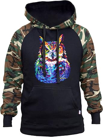 Amazon.com: Sudadera con capucha negra de neón para hombre, color negro :  Ropa, Zapatos y Joyería