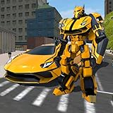 City hero Car Robot Simulation
