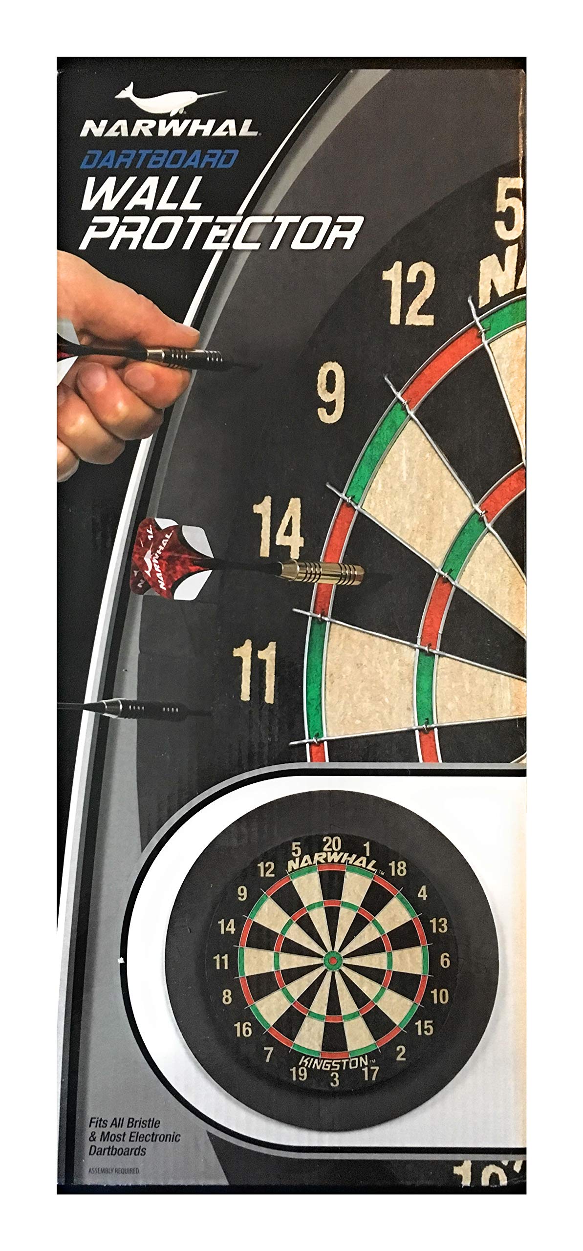 Narwhal Dartboard Wall Protector