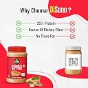 DiSano Classic Peanut Butter Creamy, 924g, 25g Protein, Roasted Peanuts, Ideal for Pre & Post-Workout, Healthy Spread for Breakfast & Snacking gallery image