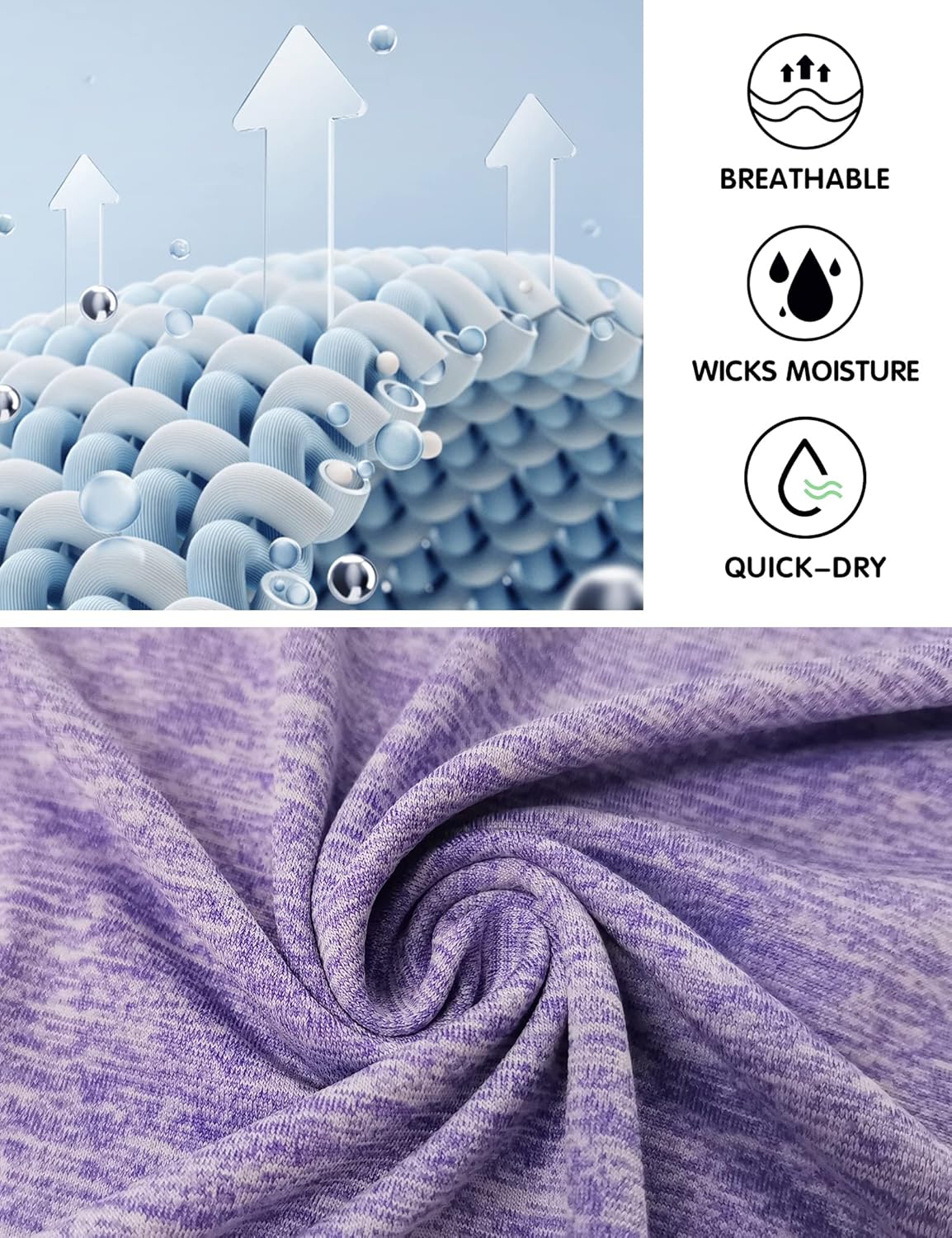 FOREYOND Women's Plus Size Workout Tank Tops Racerback Loose Fit Sport Athletic Tops Yoga Running Summer Shirts - Image 4