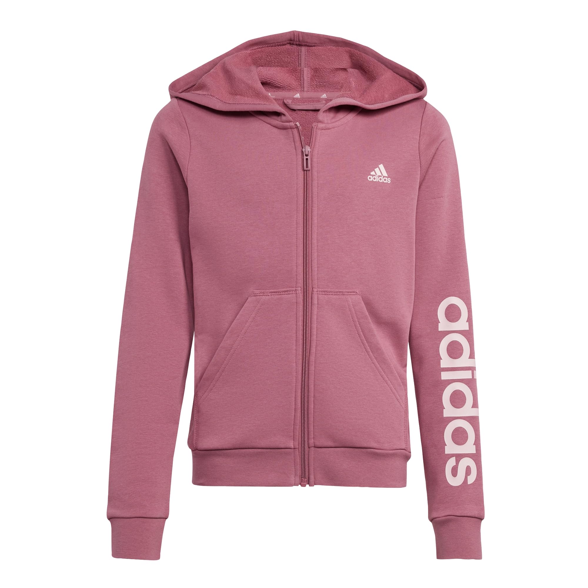 adidas Essentials Linear Logo Full-Zip Hoodie
