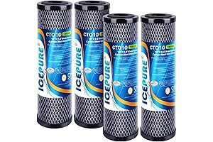 ICEPURE 1 Micron Carbon Sediment Water Filter Cartridge
