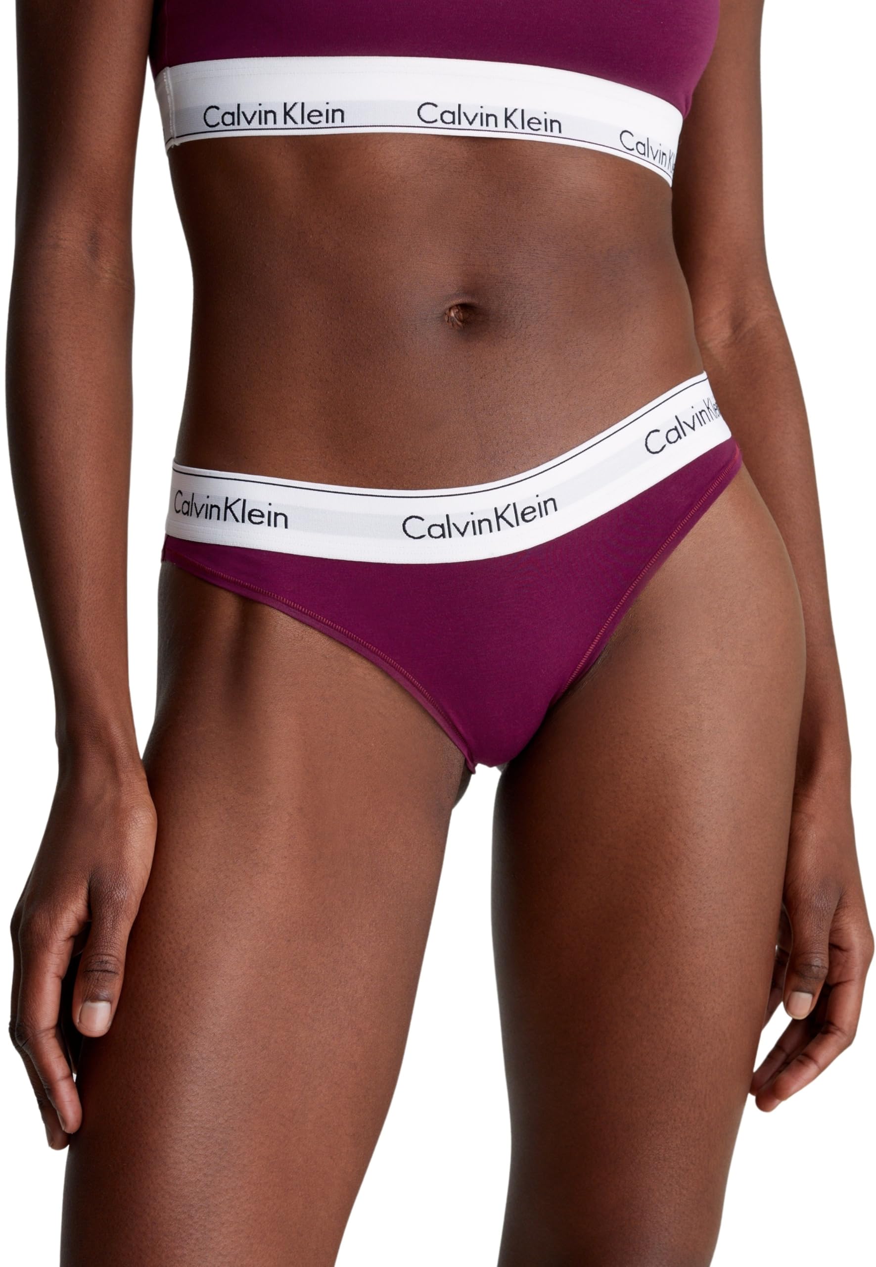 Calvin Klein Braguita Tipo Bikini para Mujer Algodón Elástico