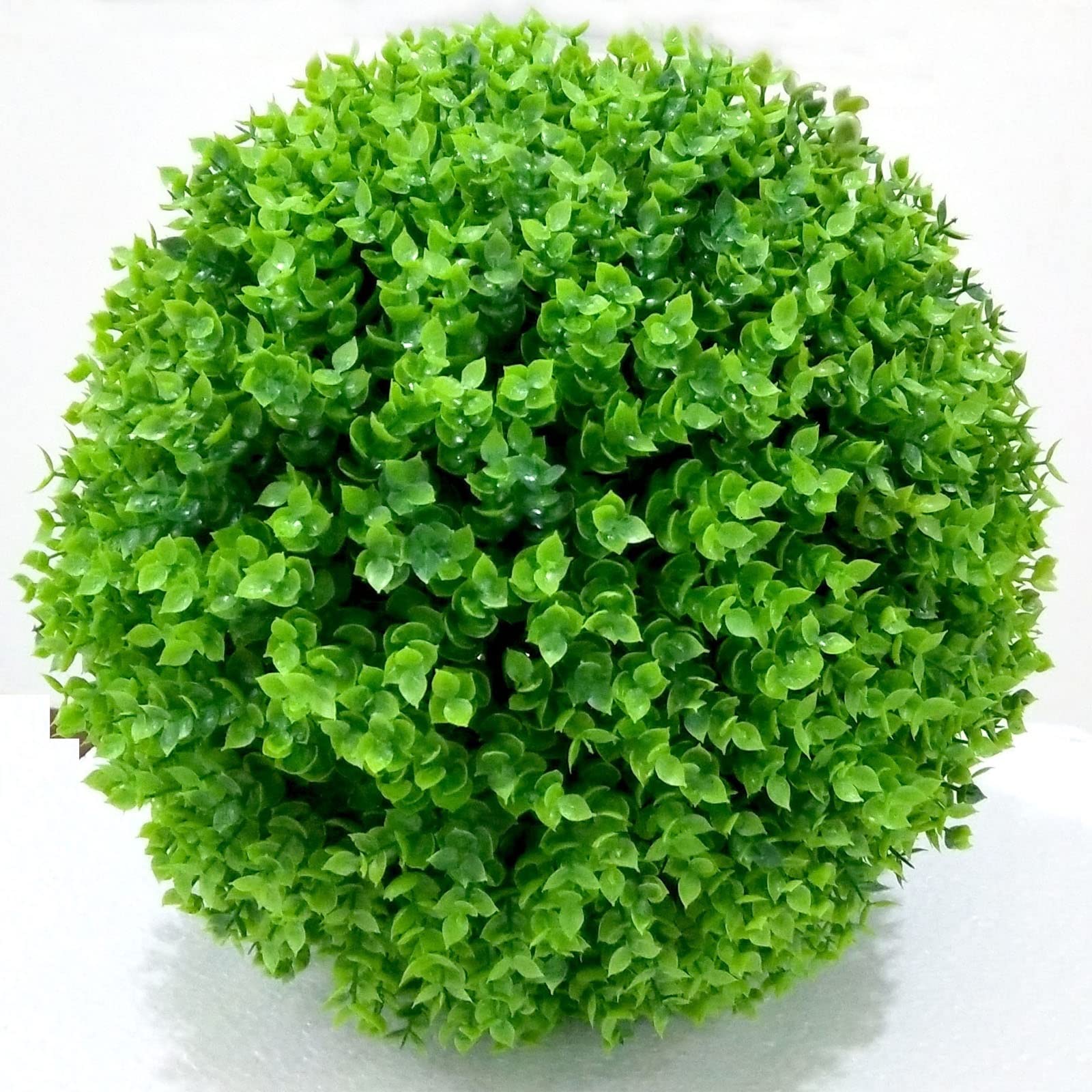 Boule de buis artificiel premium de 35cm au realisme vegetal pour decoration exterieure