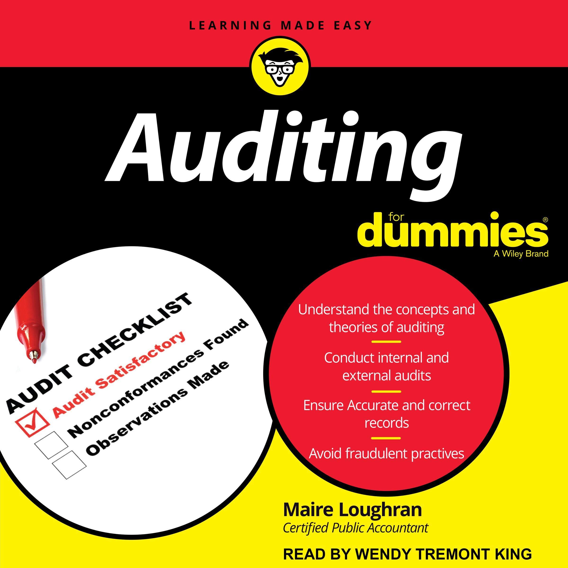 Cover art for Auditing for Dummies