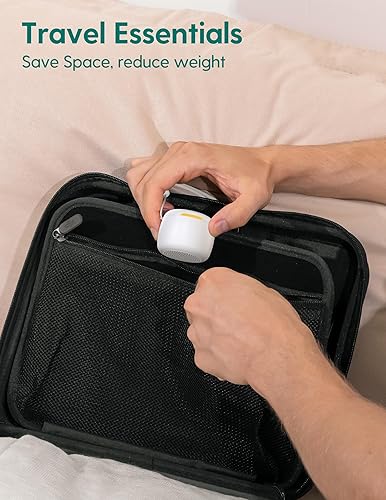 Miniatura 60 de Máquina de Sonido de Ruido Blanco Babelio, Luz Nocturna, Mini y Portátil, 15 Sonidos Sin Bucle, Temporizador, Función de Memoria, para Adultos y 1 -