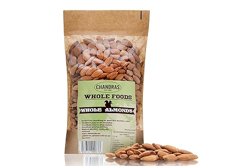 Almonds - Gluten-Free, Keto & Vegan-Friendly Raw Almonds - 750g