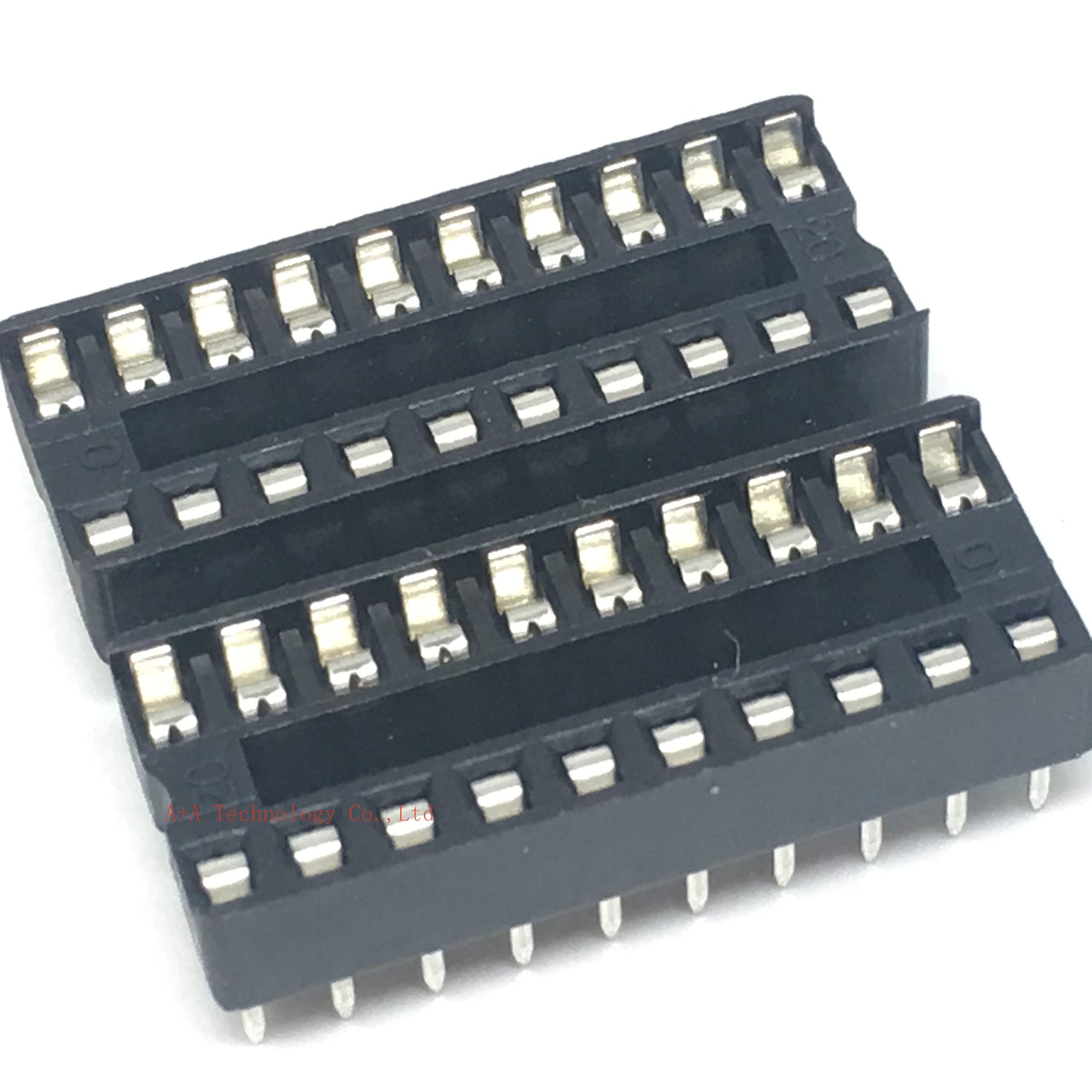 Wiring Connecting Terminals - 50pcs/lot IC chip Holder 20PIN 20 pin DIP IC Socket DIP20 Socket in Stock
