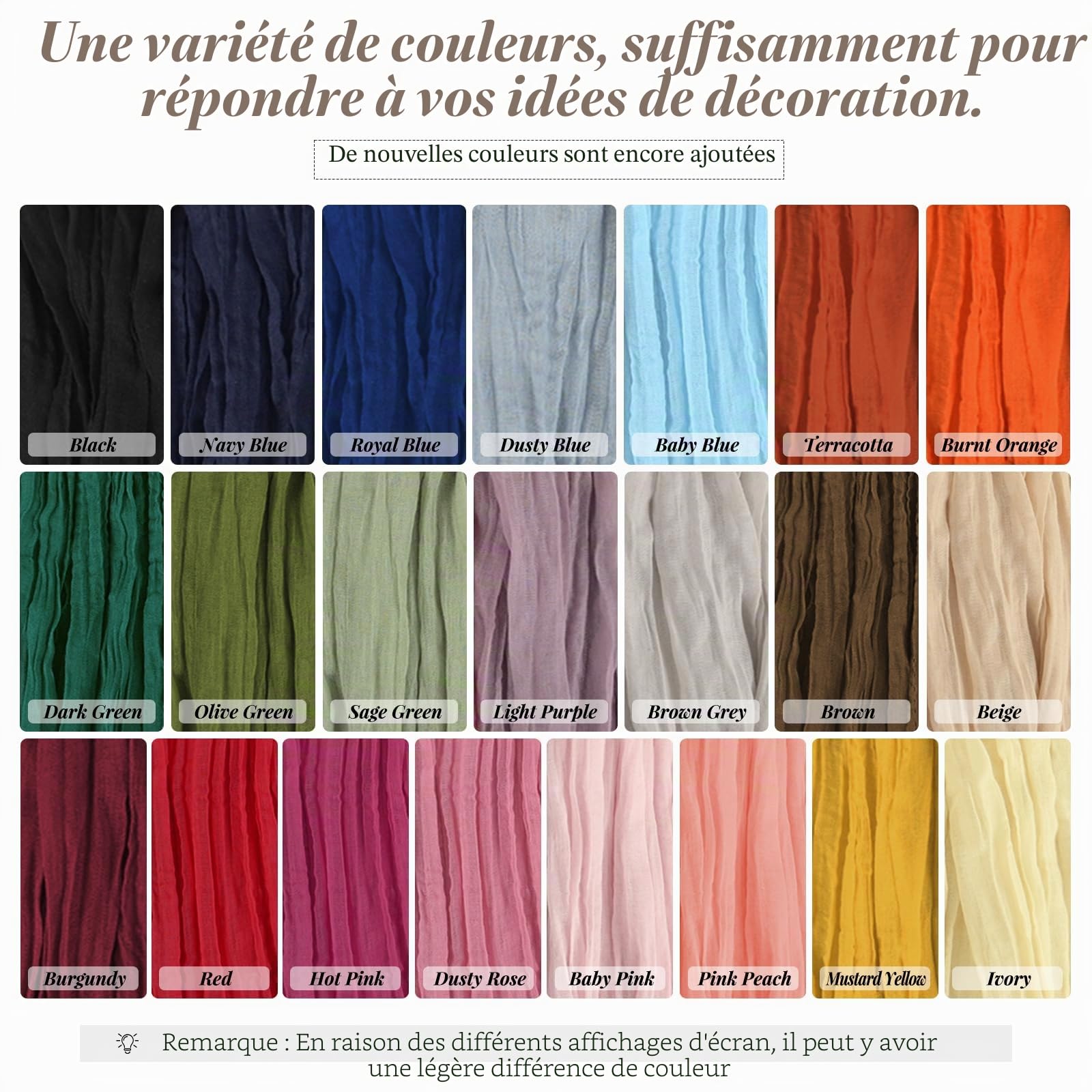 Teruntrue Lot de 12 Nappes en Fromage Chemins de Table Rouge 55x300 cm, Nappe Boho en Gaz de Fromage pour Décorations de Mariage, Fête de Naissance, Douche de Bébé et Anniversaire