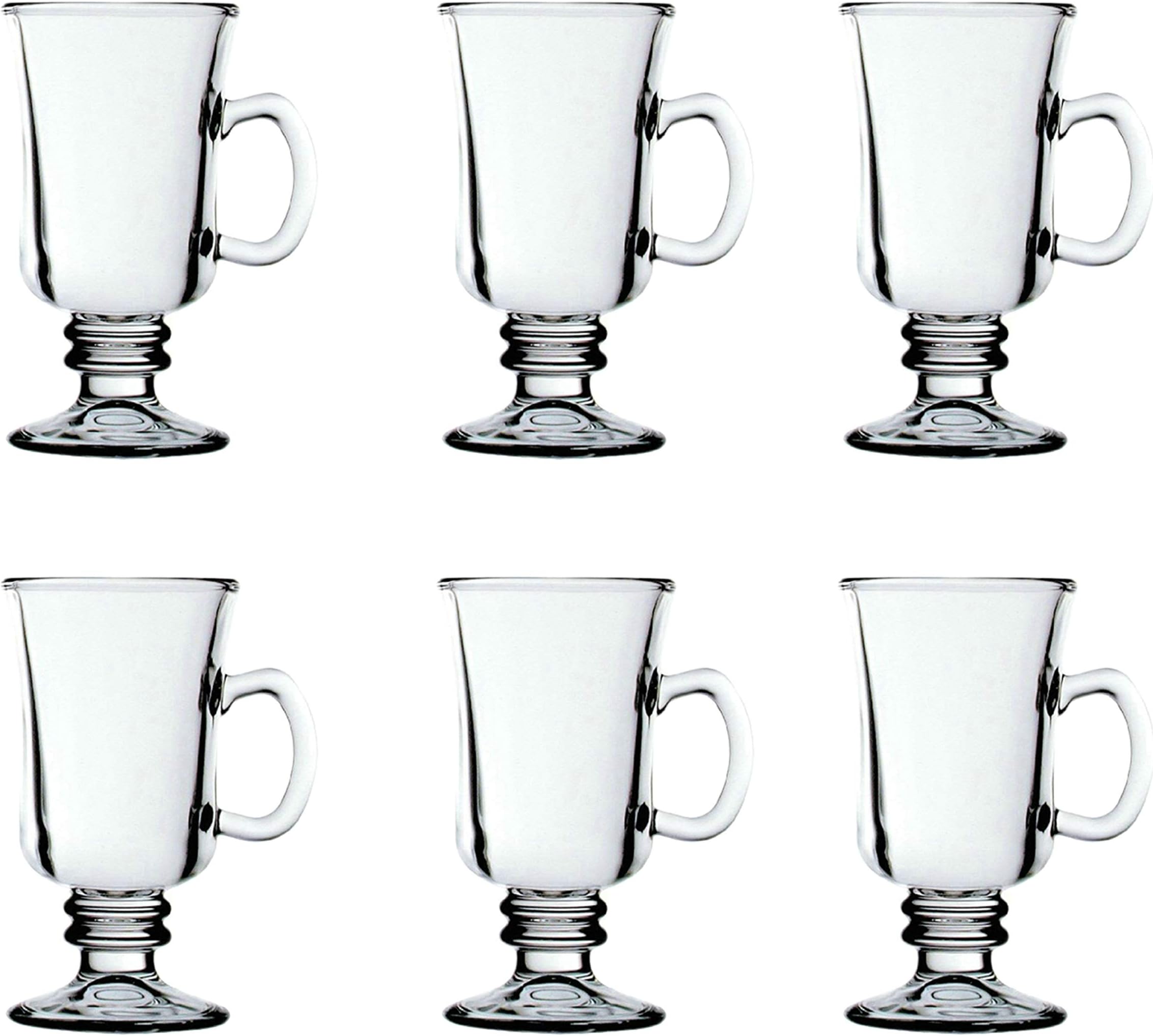 Irish Coffee Glasses, 225ml Set of 6. : Amazon.co.uk: Home & Kitchen