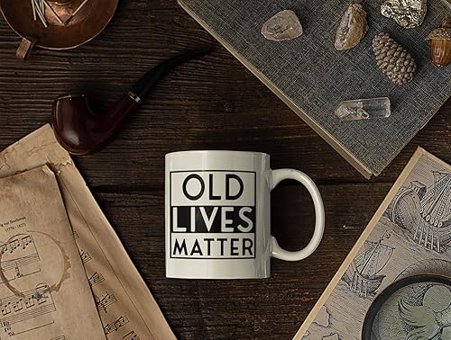 Miniatura 7 de Taza de café Old Lives Matter Old Lives Still Matter, regalos para hombres, Old Lives Still Matter, taza de café de 11 onzas, regalos para hombres