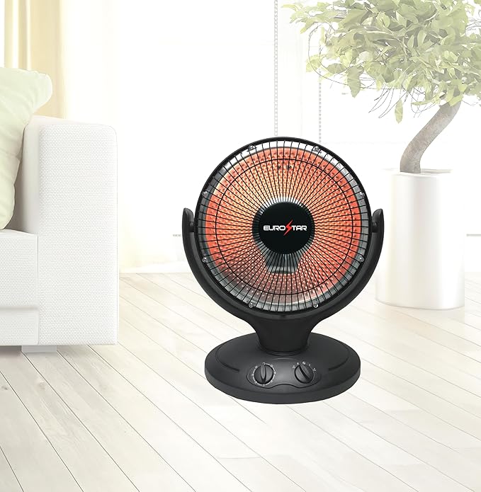 Calefactor Eléctrico Portátil Infrarrojo 800W 120V con Temporizador miniatura 2