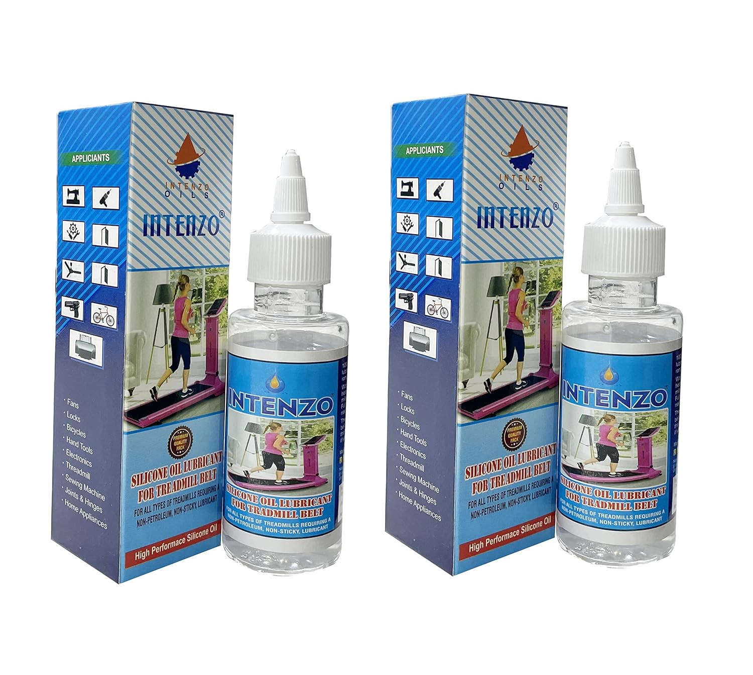 Intenzo Silicone Oil Lubricant For Treadmill Belt and All Purpose Gym