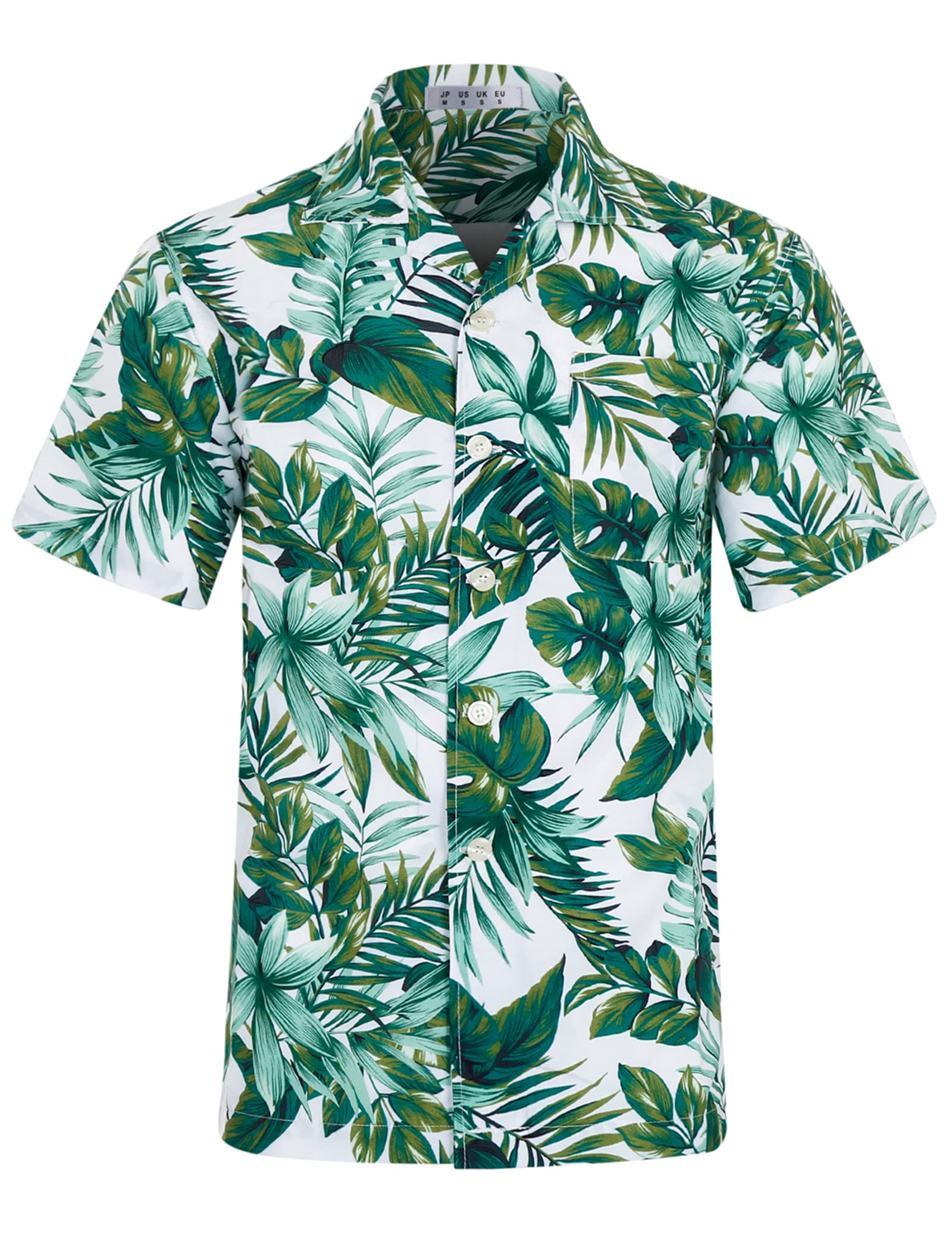 APTRO Men's Hawaiian Shirts Short Sleeve Button Down Casual Beach Tropical Shirts Party Holiday