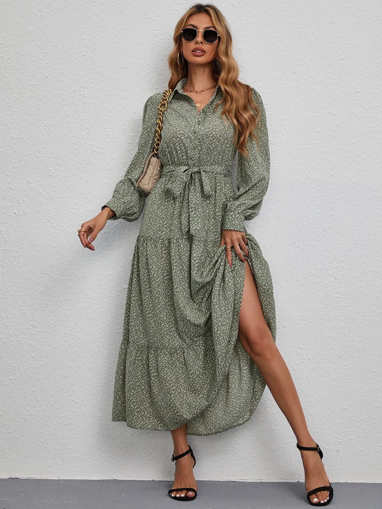 green emerald velvet dress Amazon.com: FDSUFDY Easter Dress for Women Leaf Print Lantern Sleeve Ruffle  Hem Belted Shirt Dress (Color : Mint Green, Size : L) : Clothing, Shoes &  Jewelry