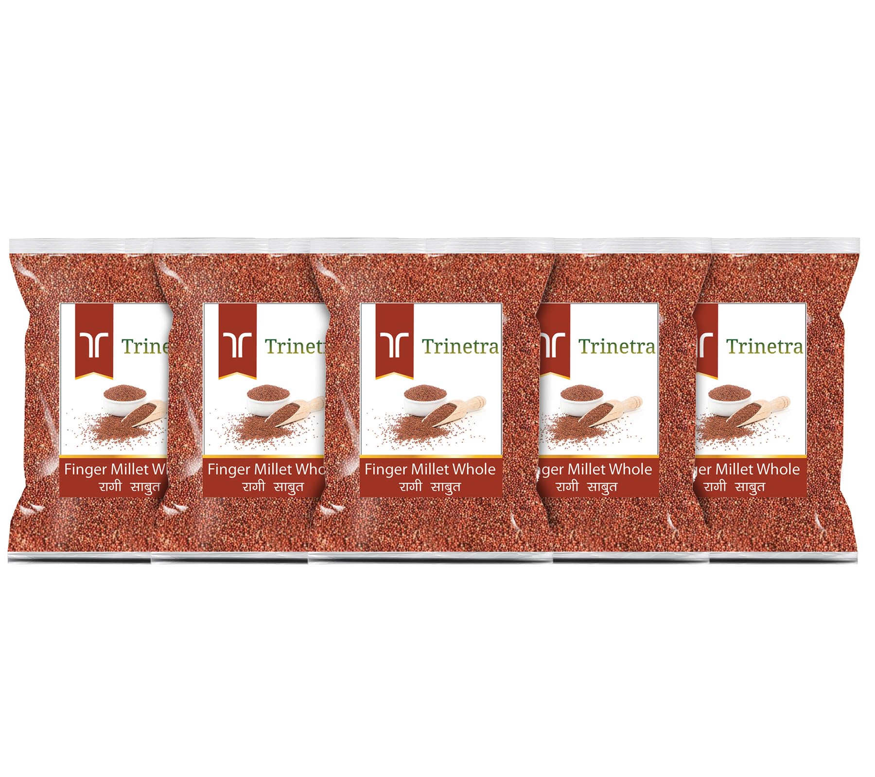 Trinetra Ragi Sabut (Finger Millet Grain) | Calcium-Rich Healthy Millet for Everyday Use | 5kg