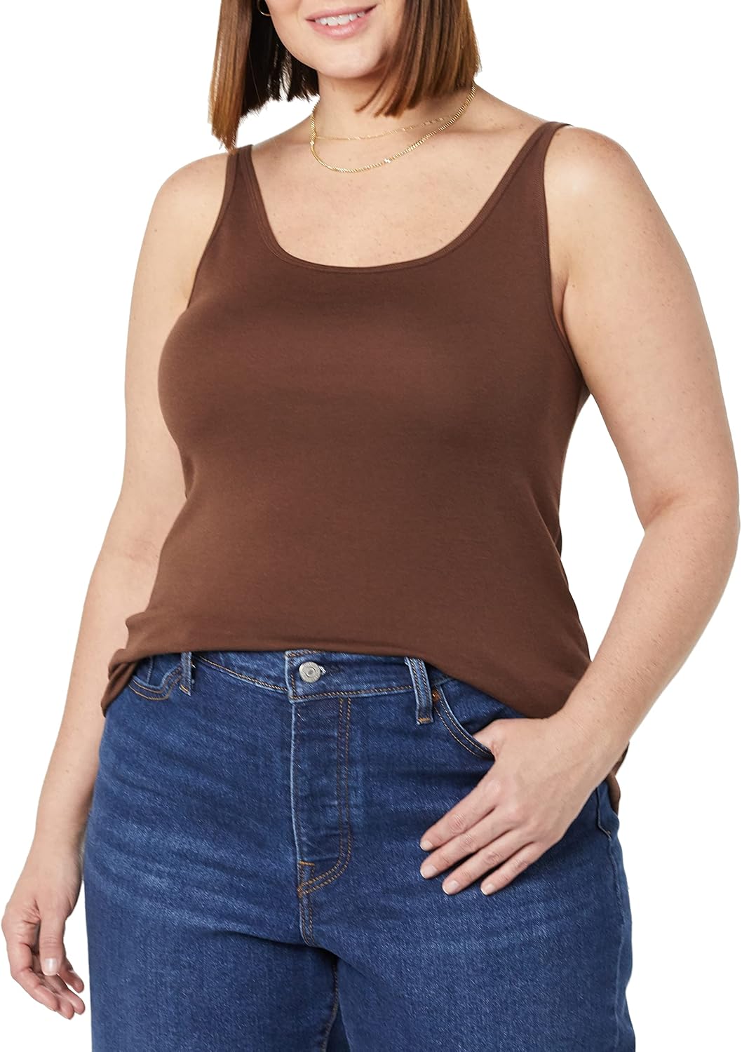 Amazon Essentials Women's Slim-Fit Thin Strap Tank Top - Image 3