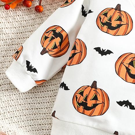 Tuta Neonato Halloween Zucca - Body Con Cappuccio Unisex Per Bambini 0-12 Mesi - Foto 11
