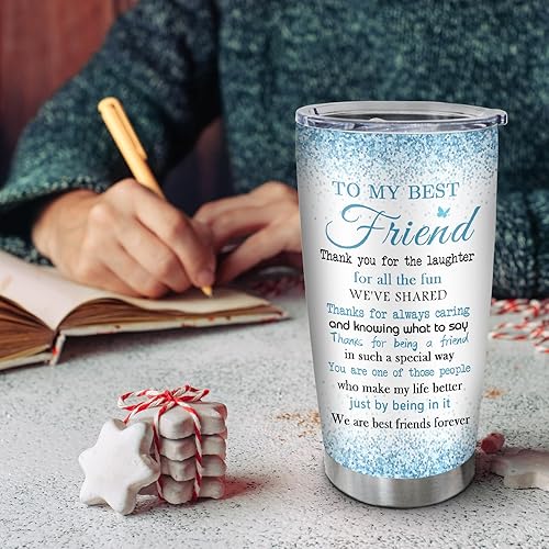 Miniatura 7 de Regalos para mejores amigas, mujeres, vaso de 20 onzas, regalos de cumpleaños para mejores amigas, regalos de amistad para mejores amigas, regalo