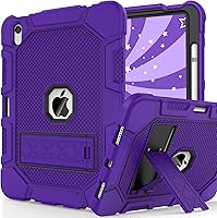 Vista 55 de Rantice Funda para iPad de 9ª generación, funda para iPad de 8ª generación, funda para iPad de 7ª generación, funda híbrida a prueba de golpes