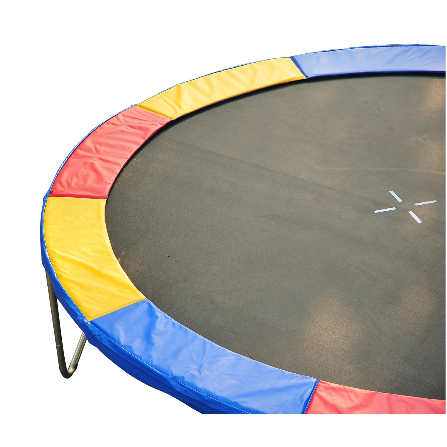 HOMCOM Cubierta de Protección Acolchada Borde de Seguridad para Trampolines Cama Elástica con Diámetro Ø244 cm Multicolor