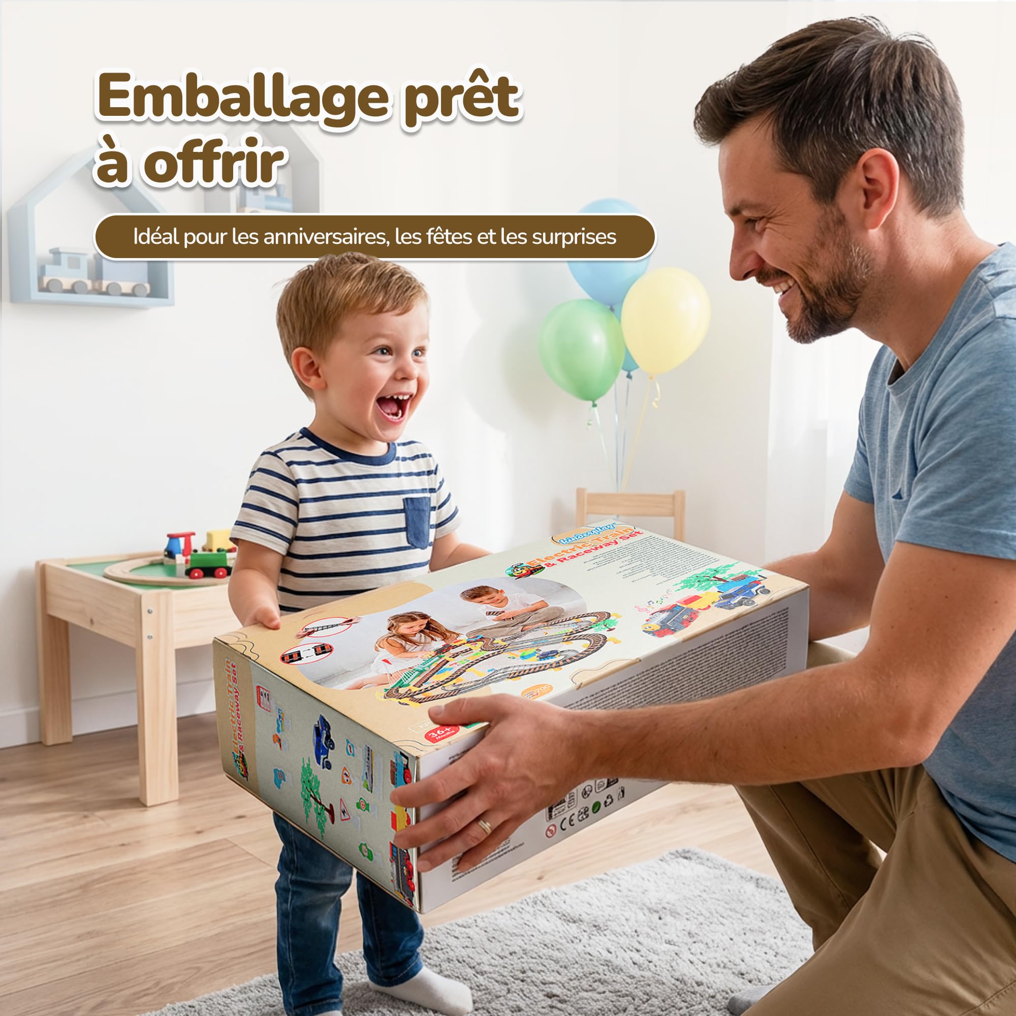 Circuit Électrique 2en1 pour Enfants