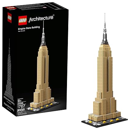 Lego Architecture Empire State Building 21046 New York City Skyline Architecture Model Kit For Adults And Kids Build It Yourself Model Skyscraper New 2019 1767 Pieces Amazon In Toys Games