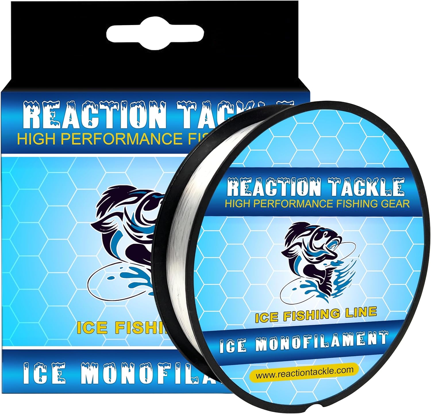 Reaction Tackle Ice Monofilament Fishing Line High Performance Ice