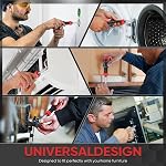 13 in 1 Adjustable Multi Screwdriver Set Multitool with Torx Security Flat Head Phillips Hex Square and 1/4 Inch Nut Driver for Home Repair and DIY Projects (13 in 1 Screwdriver Set)