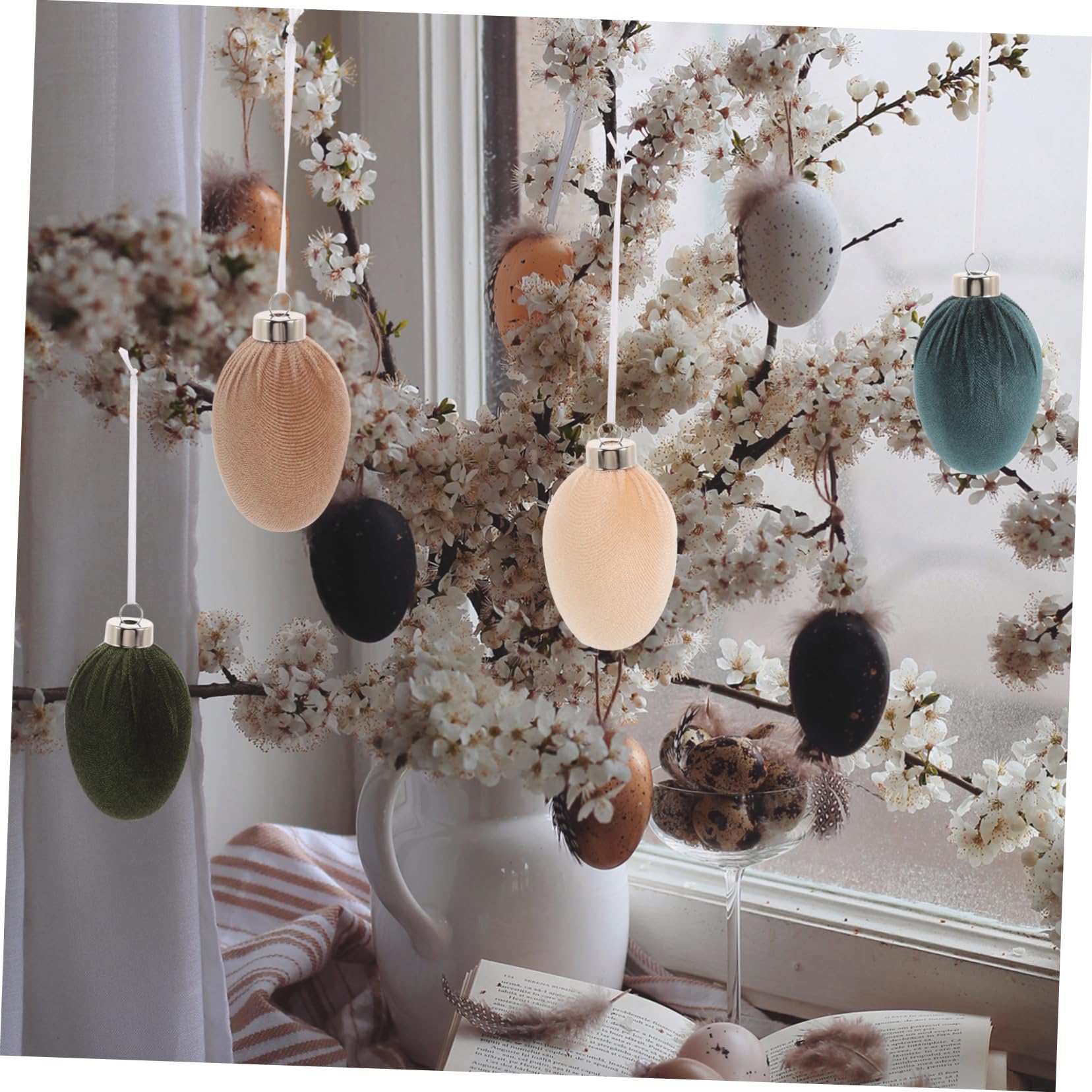 Cabilock 12 Pezzi Uova Di Pasqua Uova Riempibili Cesto Di Pasqua Decorazione Di Decorazioni li Mestiere Di Gnomi Decorazioni Natalizie Forniture li