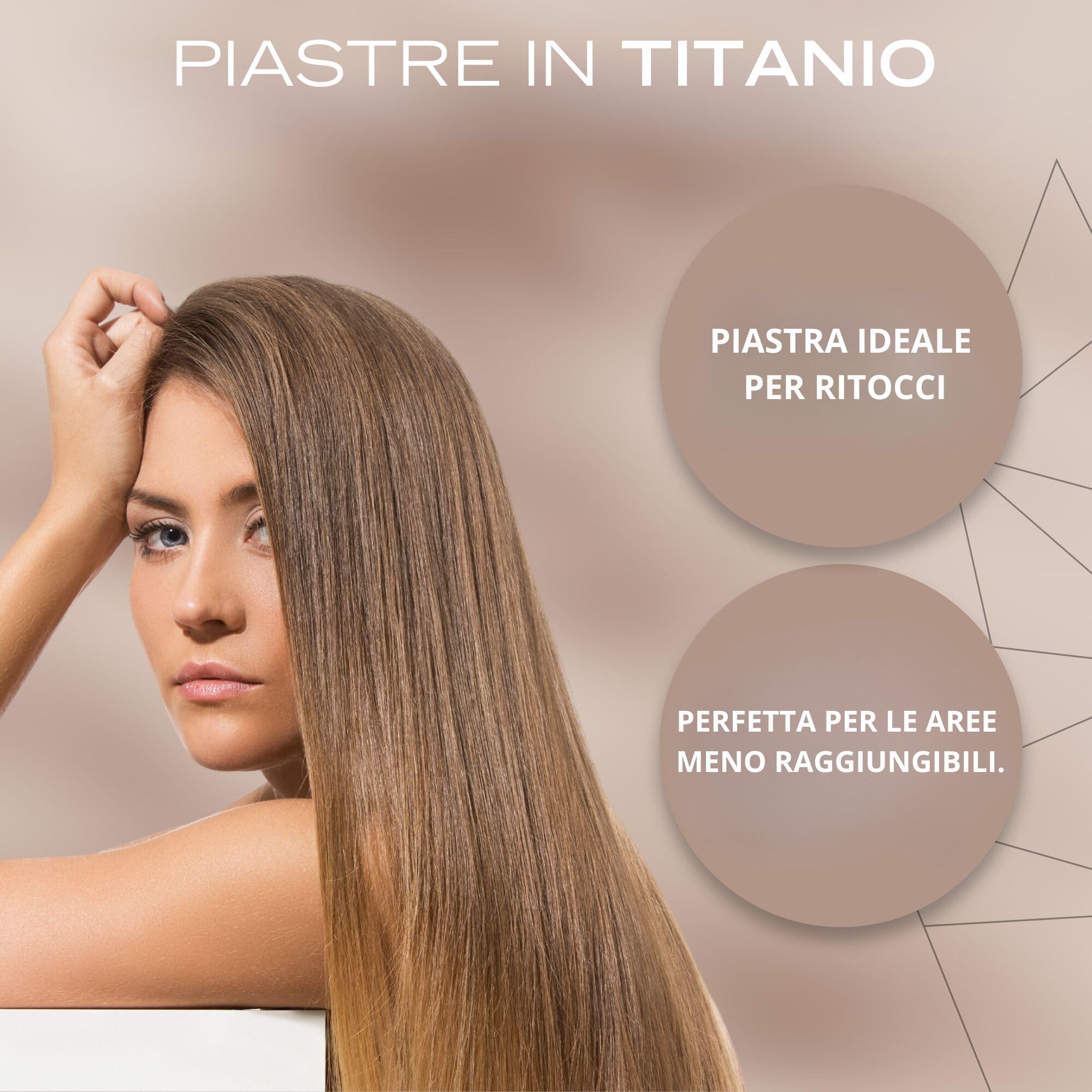 Corioliss Piastra per capelli Mini C-Slim con piastre extra sottili in titanio | Perfetta per Frangia e Capelli Corti | Uomo e Donna | Ionica | Anticrespo Black.