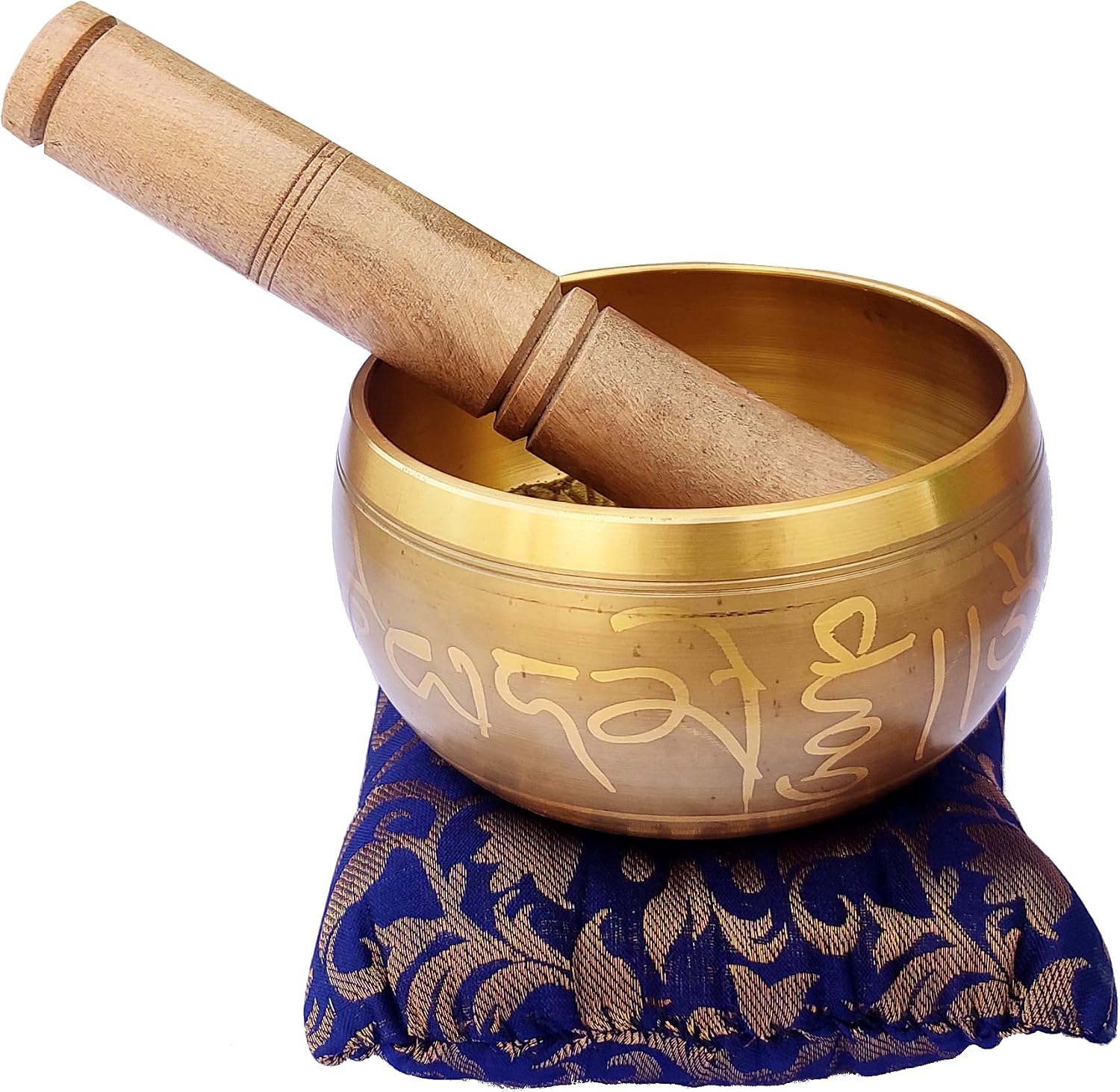 Purpledip Bell Metal Singing Bowl: Buddhist Tibetan Musical Instrument For Dhyana & Meditation (10781)