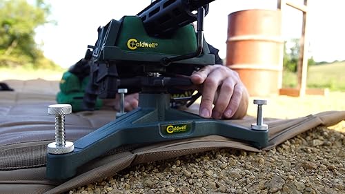 Miniatura 19 de Caldwell The Rock Front Shooting Rest with Adjustable Elevation, Recoil Reducing, Interchangeable Feet, for Range, Hunting, Shooting, and Outdoors