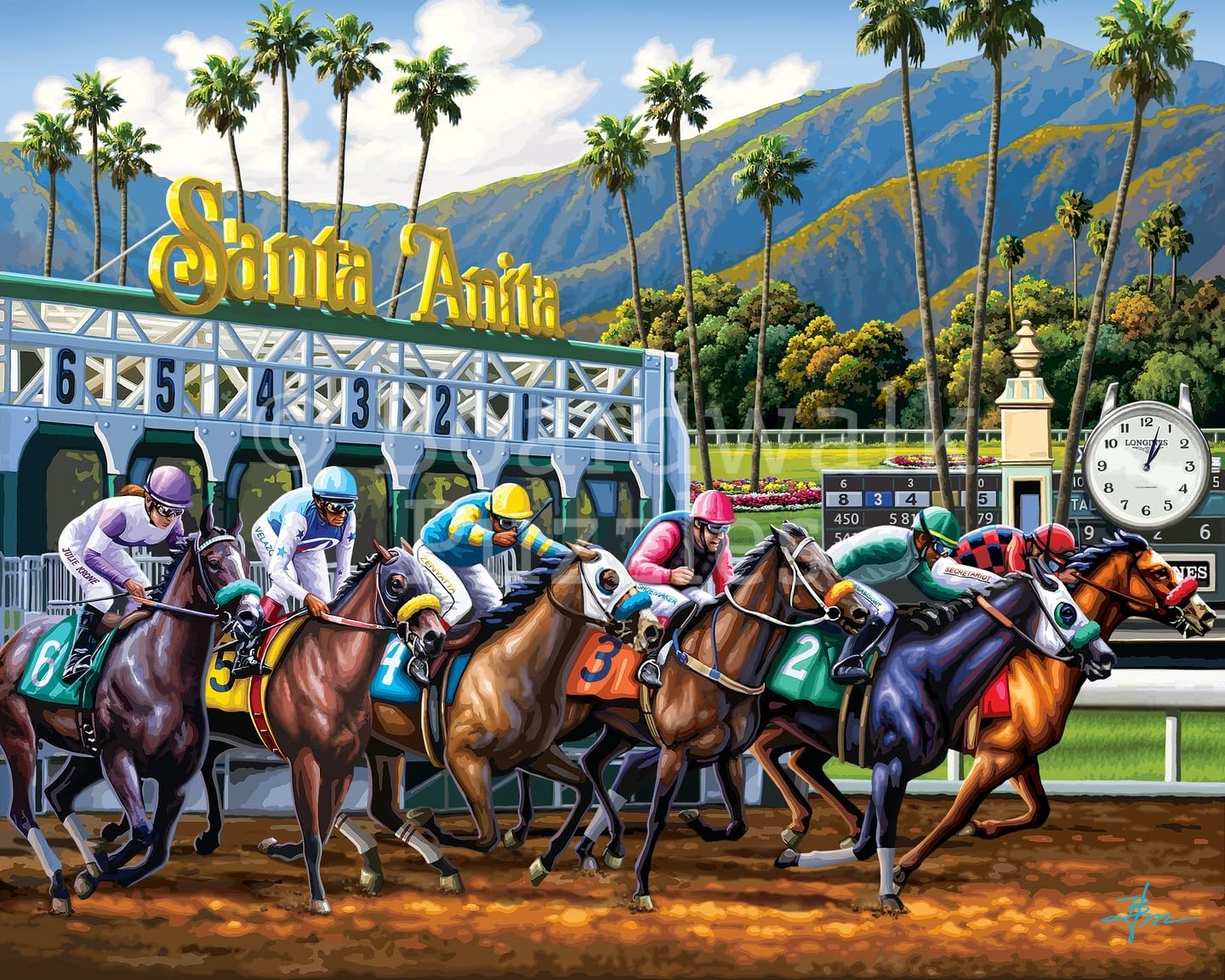 Horse Race by Boardwalk - Personal Puzzle - 210 Piece