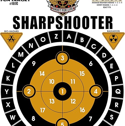 Miniatura 3 de G-Sight Sharp Shooter Laser Bullet Target for Dry Fire Training for use with Any red Laser Ammo Cartridge Includes auto Alignment and Scoring Using